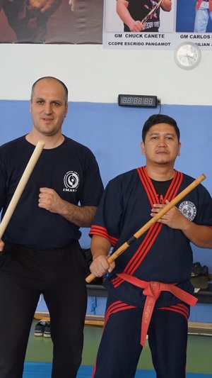 GM Chuck Canete & sifu Bobby Stanchev